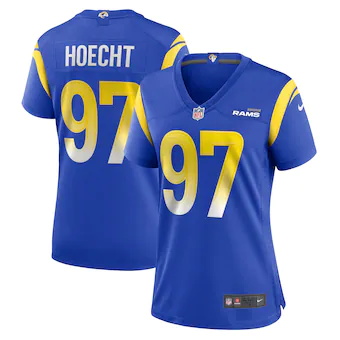 womens nike michael hoecht royal los angeles rams game play